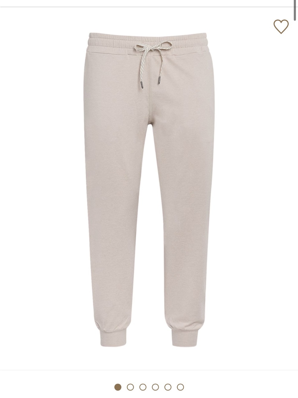 Vuori Performance Joggers Drawstring Pants - Ecru Heather / Beige